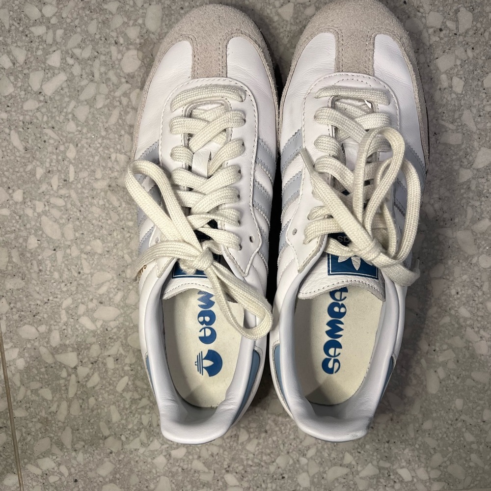 Samba OG "White / Halo Blue" M 7 W 8 - Picture 6 of 6